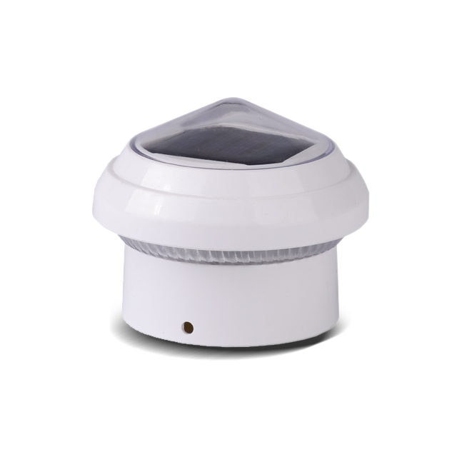 2211-CP1 WH Plastic kettingschakel op zonne-energie paalkaplicht 2211-CP1 WH Plastic kettingschakel op zonne-energie paalkaplicht