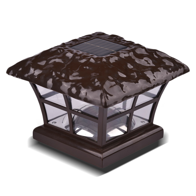 2211-F13 BR Zwart buiten decoratief hekpaallicht met hoge helderheid 2211-F13 BR Zwart buiten decoratief hekpaallicht met hoge helderheid