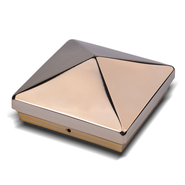 2211-FC3 Messing Waterdichte houten sierpaalkap voor buiten 2211-FC3 Messing Waterdichte houten sierpaalkap voor buiten