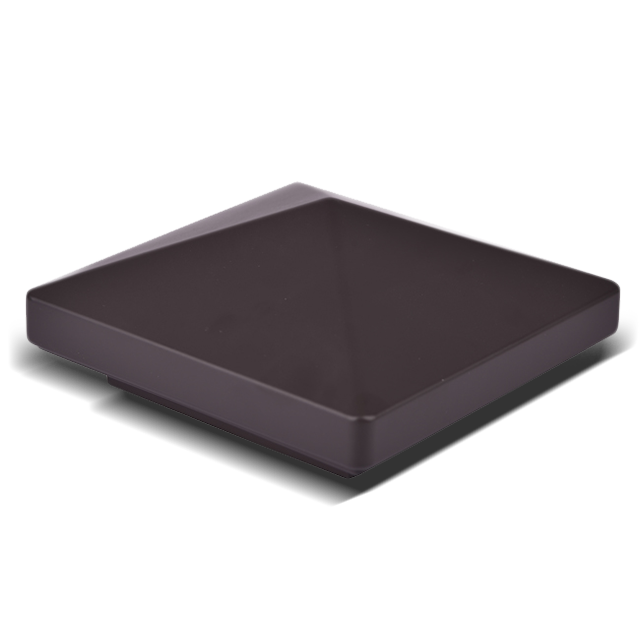 2211-FC Handige zilveren vierkante kunststof paalkap van hoge kwaliteit 2211-FC Handige zilveren vierkante kunststof paalkap van hoge kwaliteit