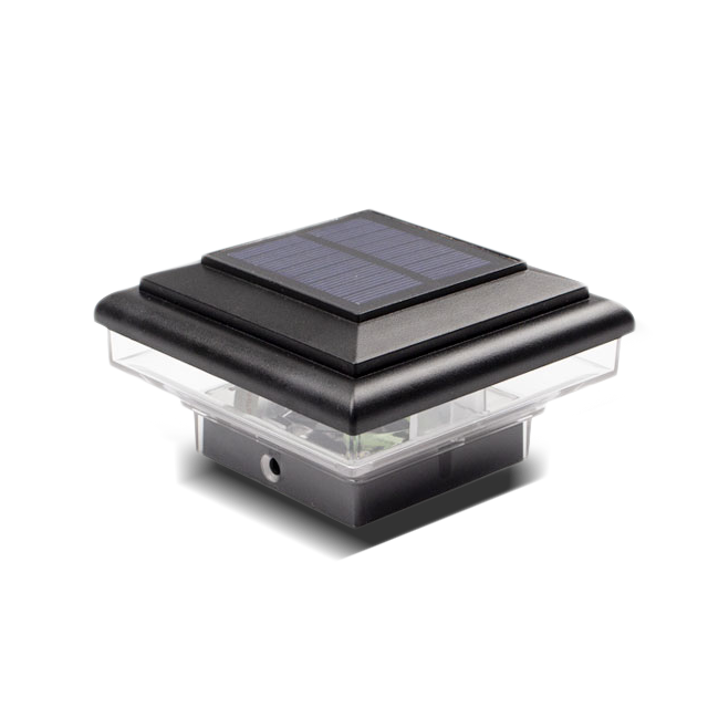 2211-FN1 Zwart waterdicht LED-kunststof paalkapje met hoge helderheid 2211-FN1 Zwart waterdicht LED-kunststof paalkapje met hoge helderheid